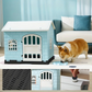 Niche Plastique Pliable avec Porte et Toit Amovible