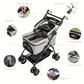 Poussette Pliable avec Panier Détachable pour Animaux