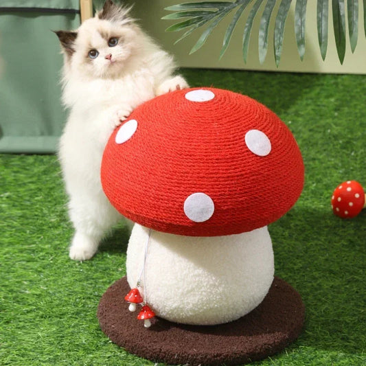Champignon Griffoir pour Chat en Sisal – Design Ludique et Durable