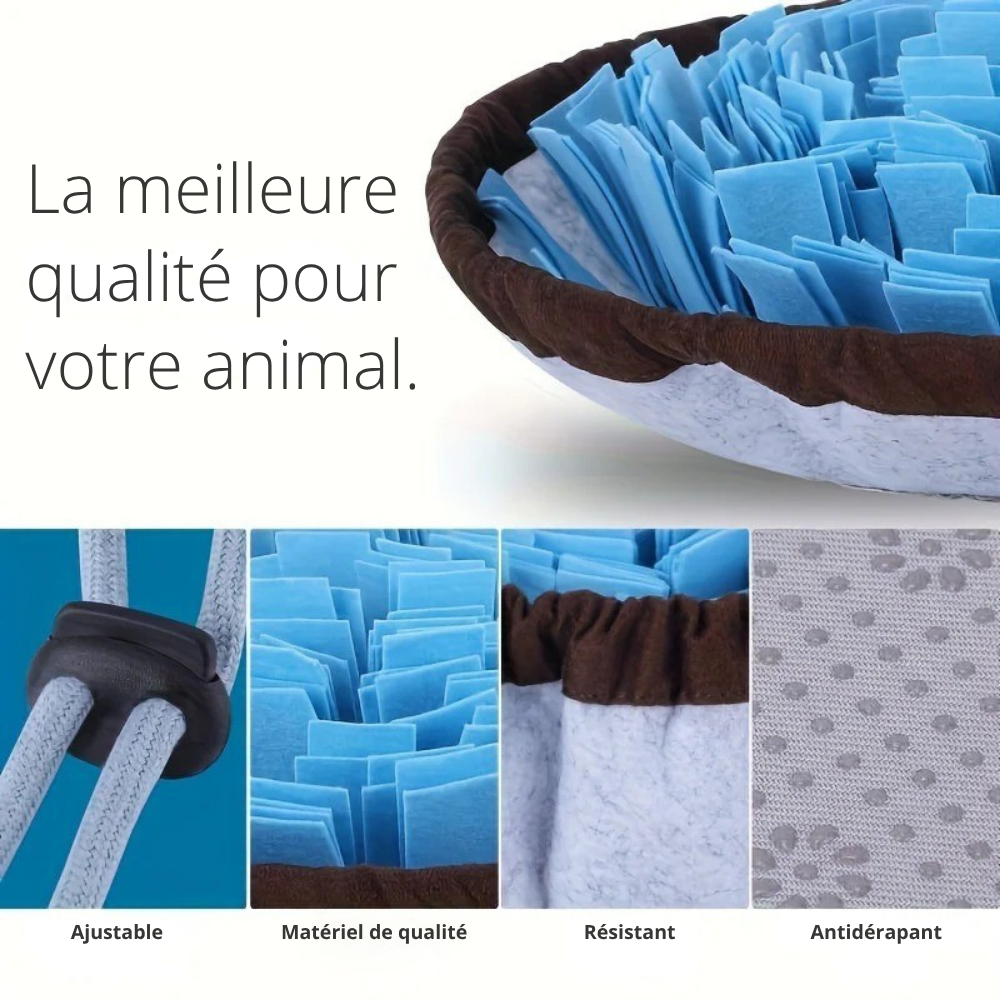 Tapis de Fouille Rond Ajustable pour Chiens