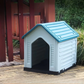 Niche Plastique Extérieur pour Chien - Toit coloré