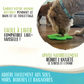 Tapis à Lécher en Forme de Patte Silicone Antidérapant pour Chien
