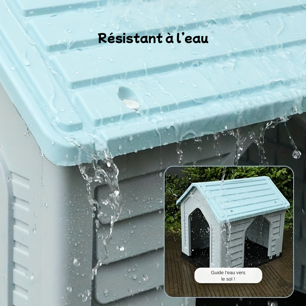 Niche Plastique Étanche & Aérée pour chien