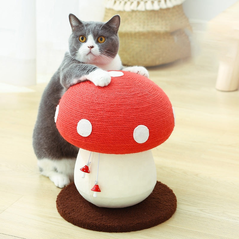 Champignon Griffoir pour Chat en Sisal – Design Ludique et Durable