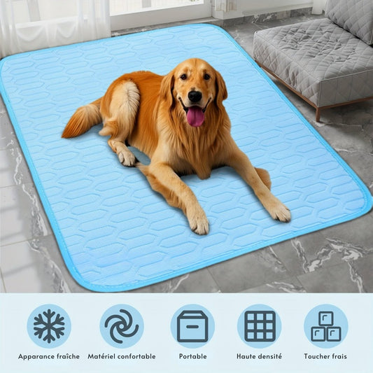 Tapis Rafraîchissant Matelas Estival Lavable pour Chiens et Chats