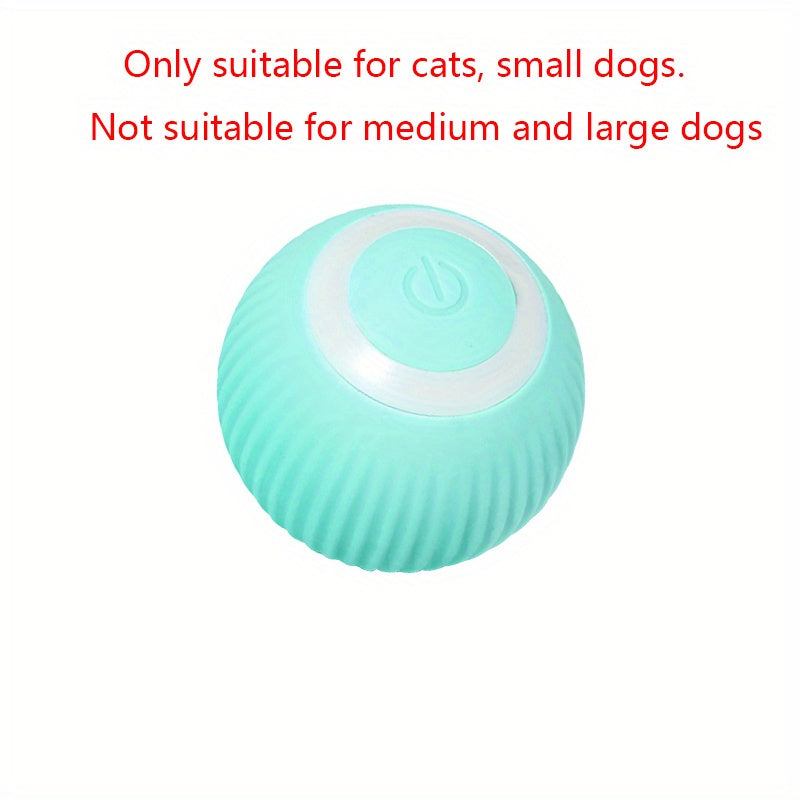 Balle Interactive Automatique en Silicone pour Chat – Rechargeable et Lumineuse