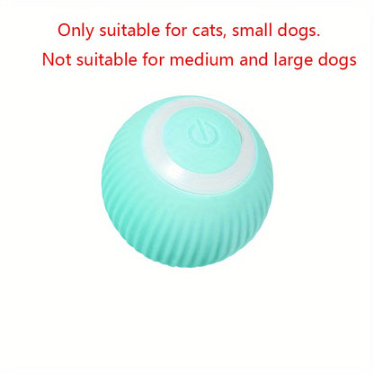 Balle Interactive Automatique en Silicone pour Chat – Rechargeable et Lumineuse