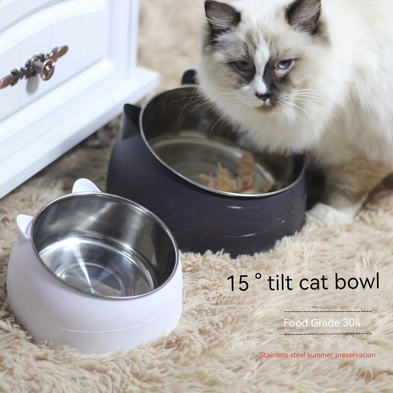 Gamelle Inclinée Antidérapante Oreilles de Chat – 100ml
