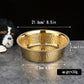 Gamelle inox martelée décorative pour chien et chat