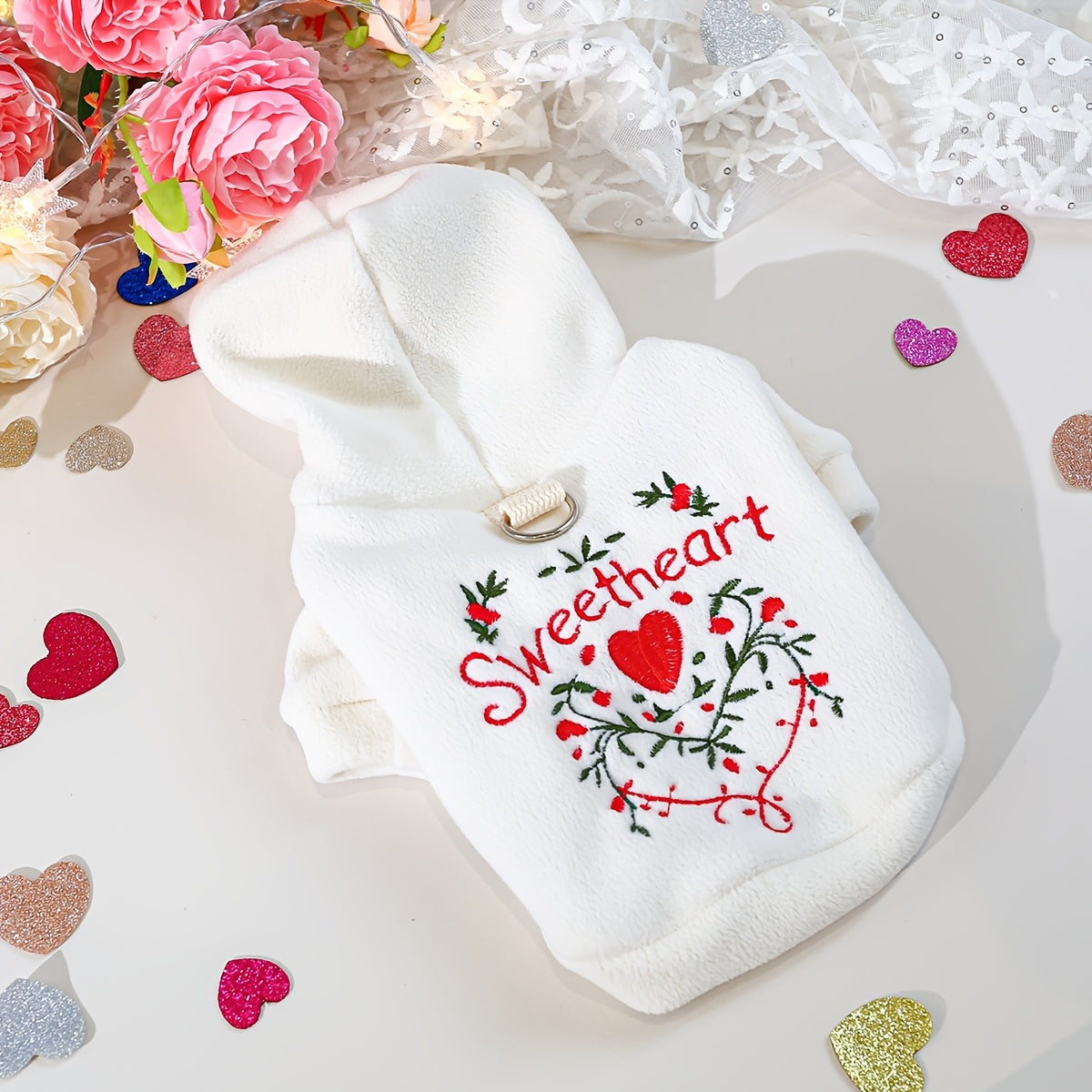Sweat Sweetheart en Polaire pour Petit Chien