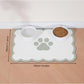 Tapis gamelle absorbant en diatomite pour chien et chat
