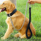 Laisse Chaîne avec poignée Corde Tressée pour Chien