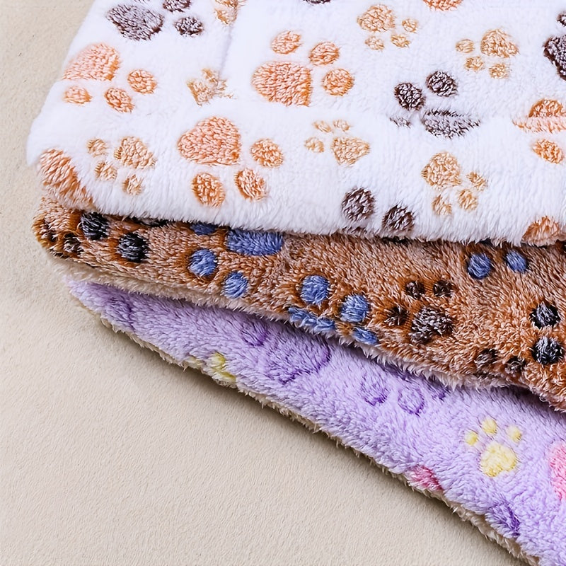 Coussin Douillet à Motifs Patte pour Chat et Chien