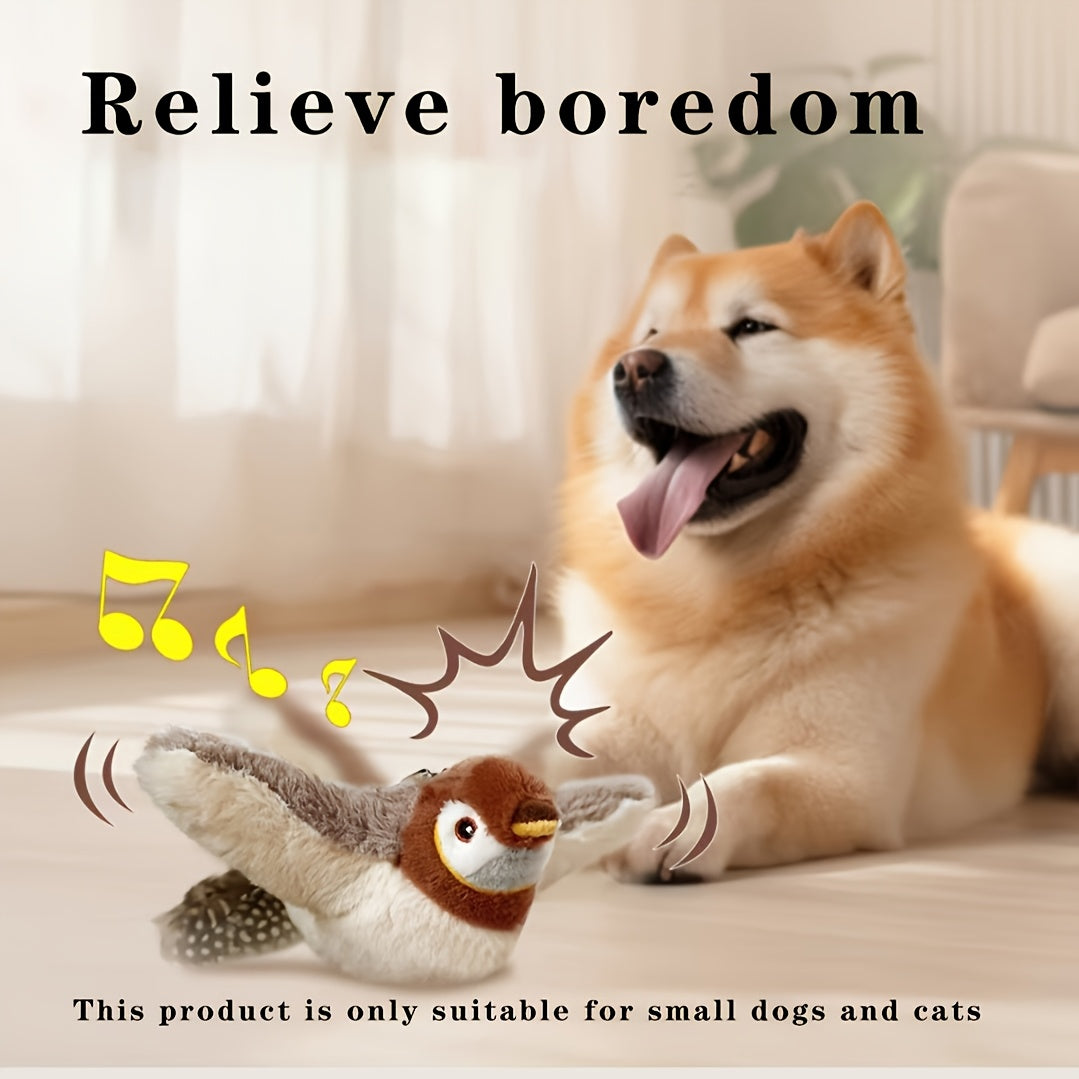 Oiseau Interactif Électrique Rechargeable pour Chat