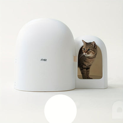 Bac à Litière Fermé avec Tiroir et Allée Anti-Sable