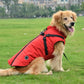 Veste Matelassée Rouge avec Harnais Intégré pour Chiens