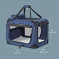 Cage de Transport Pliable en Tissu Oxford pour Chien