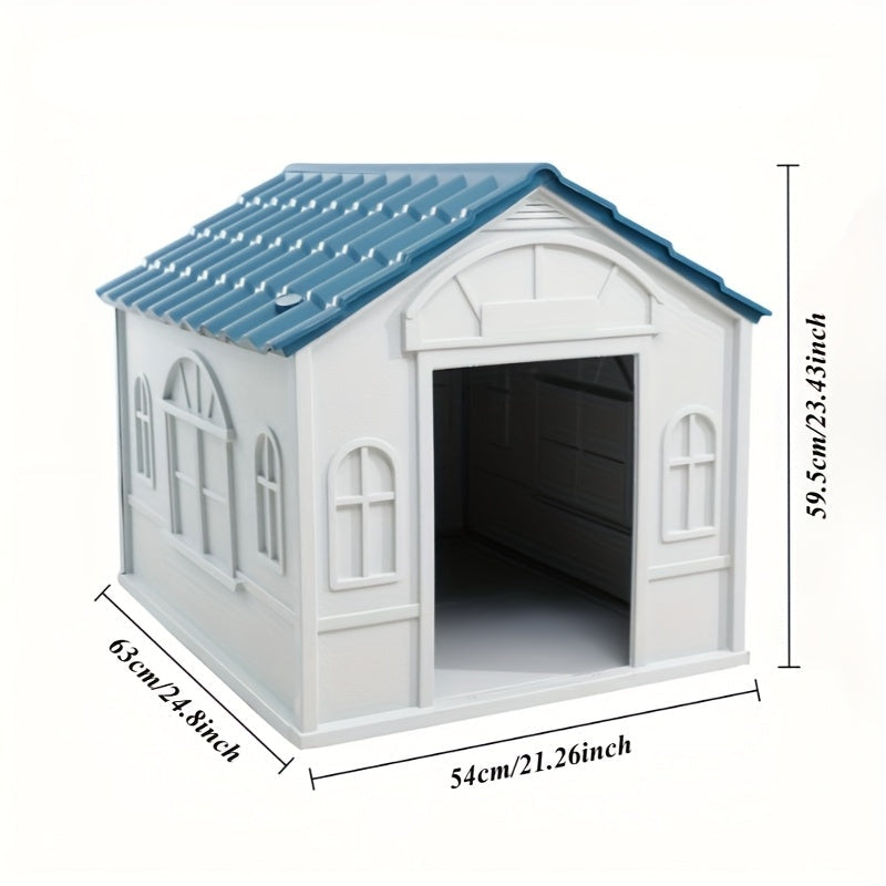 Niche Maison avec Fenêtres en Plastique Imperméable