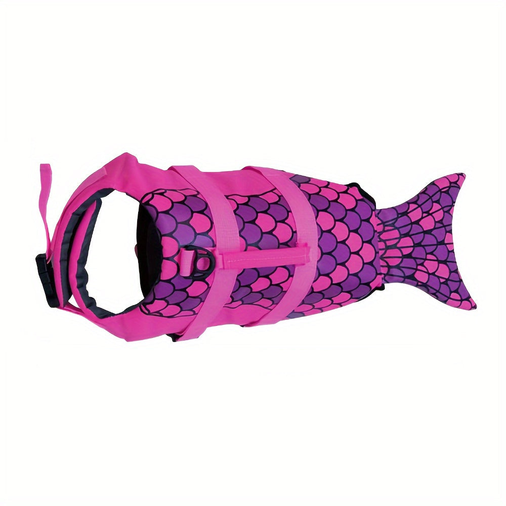 Gilet de Sauvetage Sirène Rose pour Chien