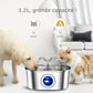 Double Fontaine Inox Jet pour Chien et Chat