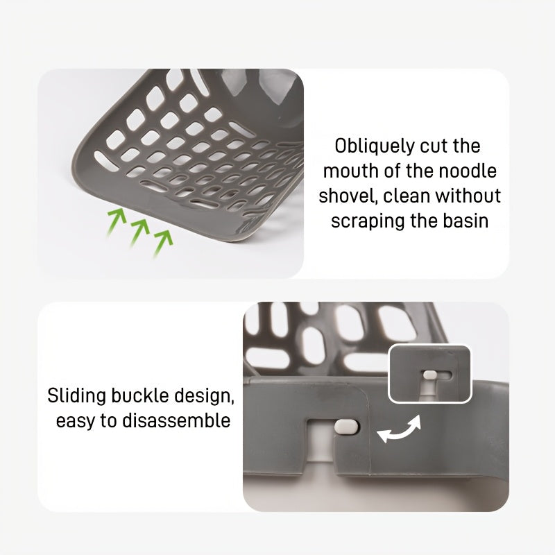 Pelle à Litière 2-en-1 avec Poubelle Intégrée