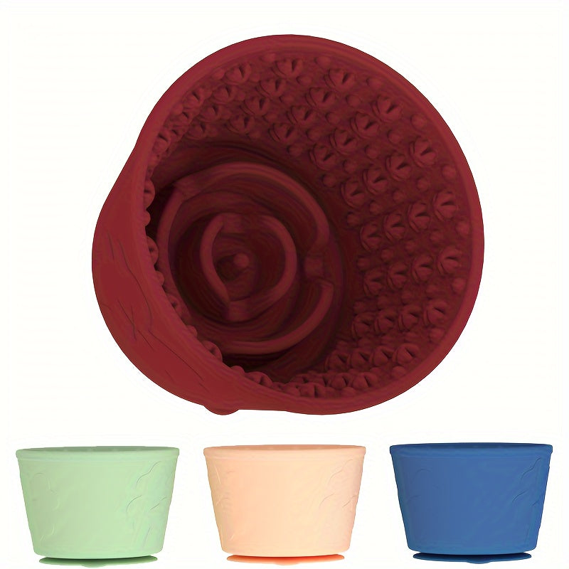 Bol à Lécher Antidérapant avec Ventouse en Silicone pour Chien