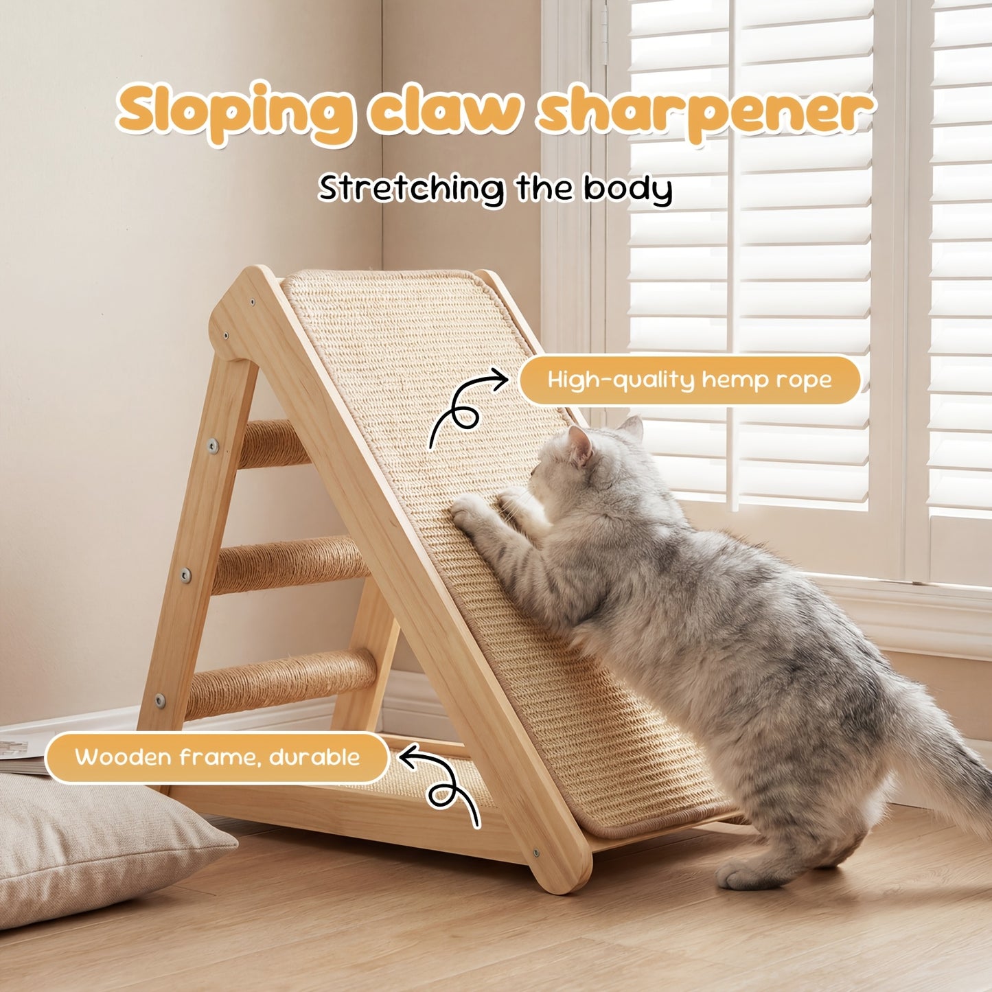 Griffoir pour chat avec plateforme d'escalade, visuel produit