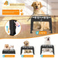 Gamelle surélevée ajustable avec double bol inox pour chien