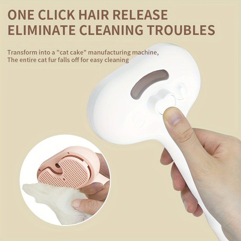 Brosse Massante Vaporisante pour Animaux – 3 en 1