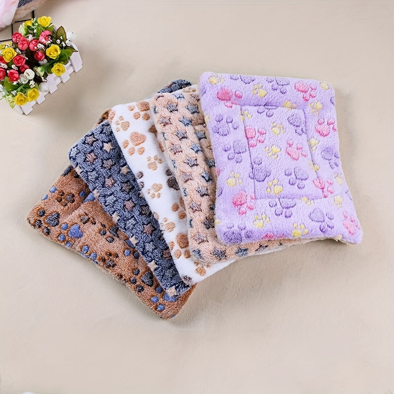 Coussin Douillet à Motifs Patte pour Chat et Chien
