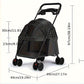Poussette Convertible Premium pour Chats et Petits Chiens