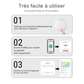 Traceur GPS Collier pour iOS – Étui Silicone Antichoc Inclus