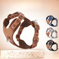 Harnais Simili Cuir Anti-Traction pour Petit Chien