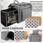 Panier vélo pliable et extensible pour chien et chat