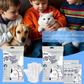 Gants Lingettes Nettoyants pour Chiens et Chats à l’Huile de Coco
