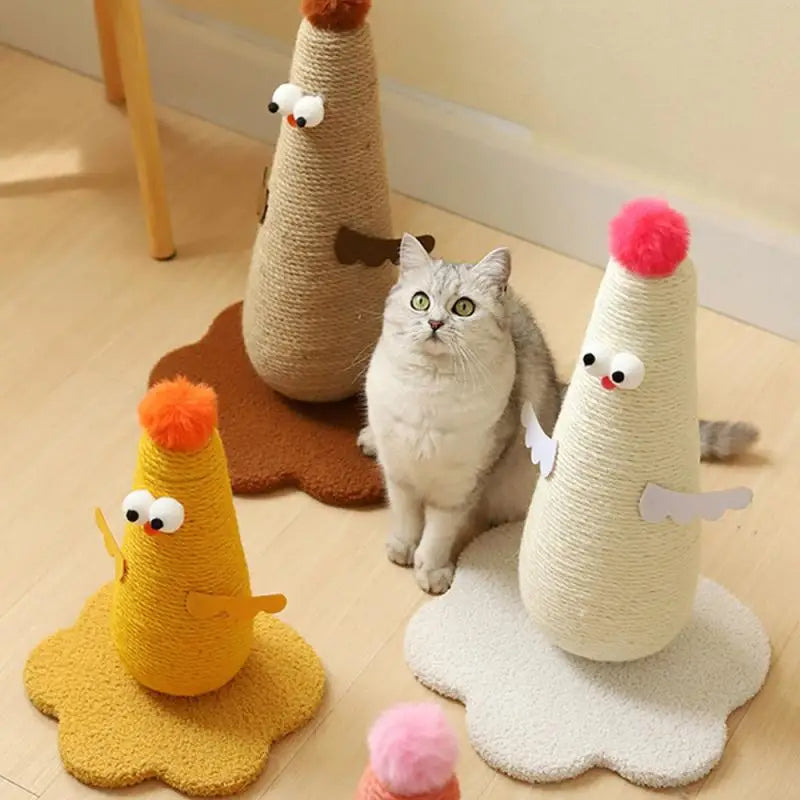 Griffoir Poulet en Sisal – L’Accessoire Ludique et Utile pour Chats