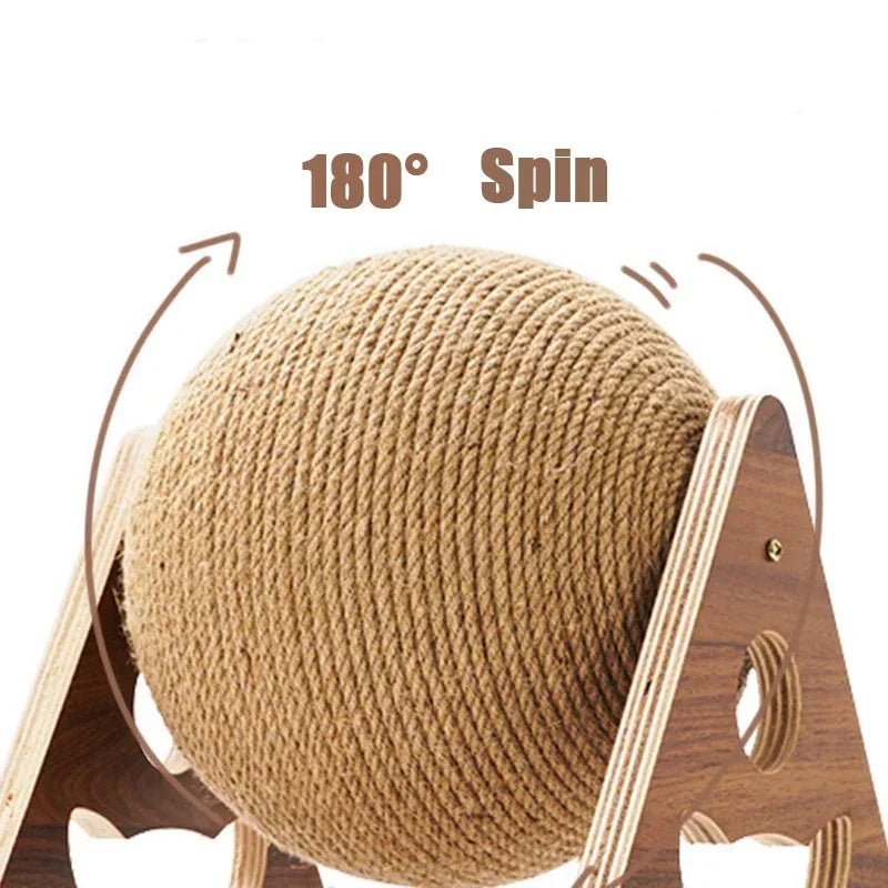Griffoir Boule en Sisal pour Chats – Jouet Durable et Design