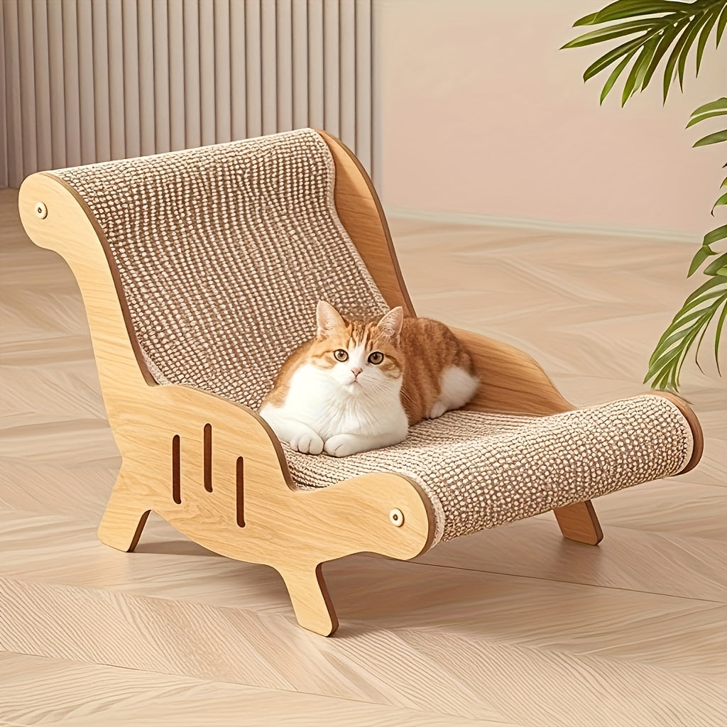 Chaise griffoir pour chat en corde de sisal, visuel complémentaire