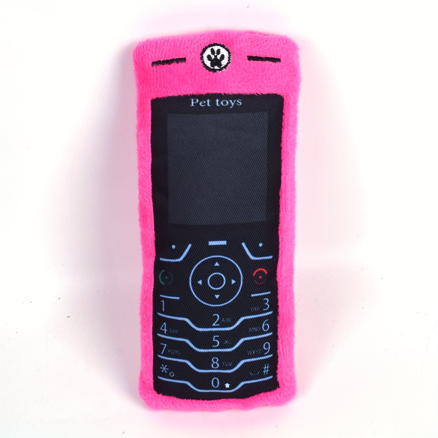 Jouet Téléphone Rétro en Peluche pour Chiens
