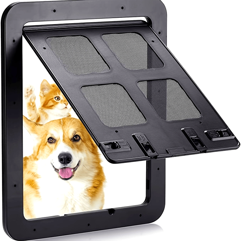 Porte Moustiquaire Verrouillable pour Chien et Chat – Fermeture Automatique