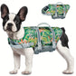 Gilet de Sauvetage Floral pour Chiens Toutes Tailles