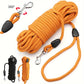 Longe en Nylon avec Mousqueton Rotatif pour Chien – 5 à 15 mètres
