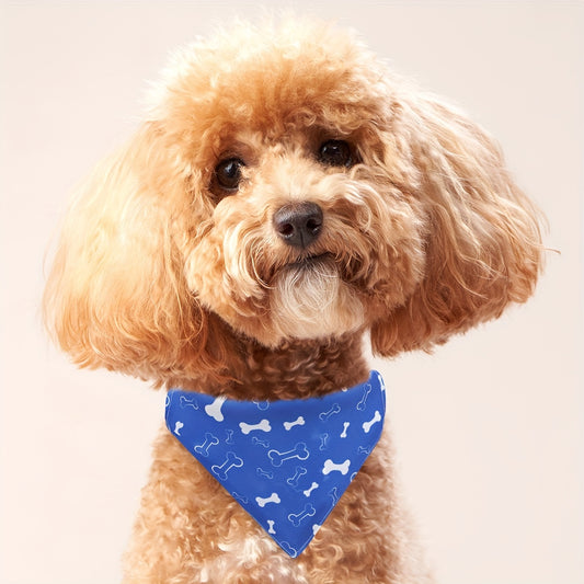 Bandana Nœud Cartoon pour Chiens avec Fermeture Sécurisée