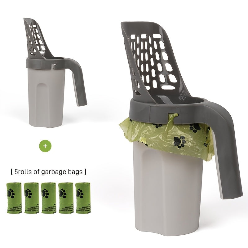 Pelle à Litière 2-en-1 avec Poubelle Intégrée