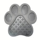 Tapis à Lécher en Forme de Patte Silicone Antidérapant pour Chien