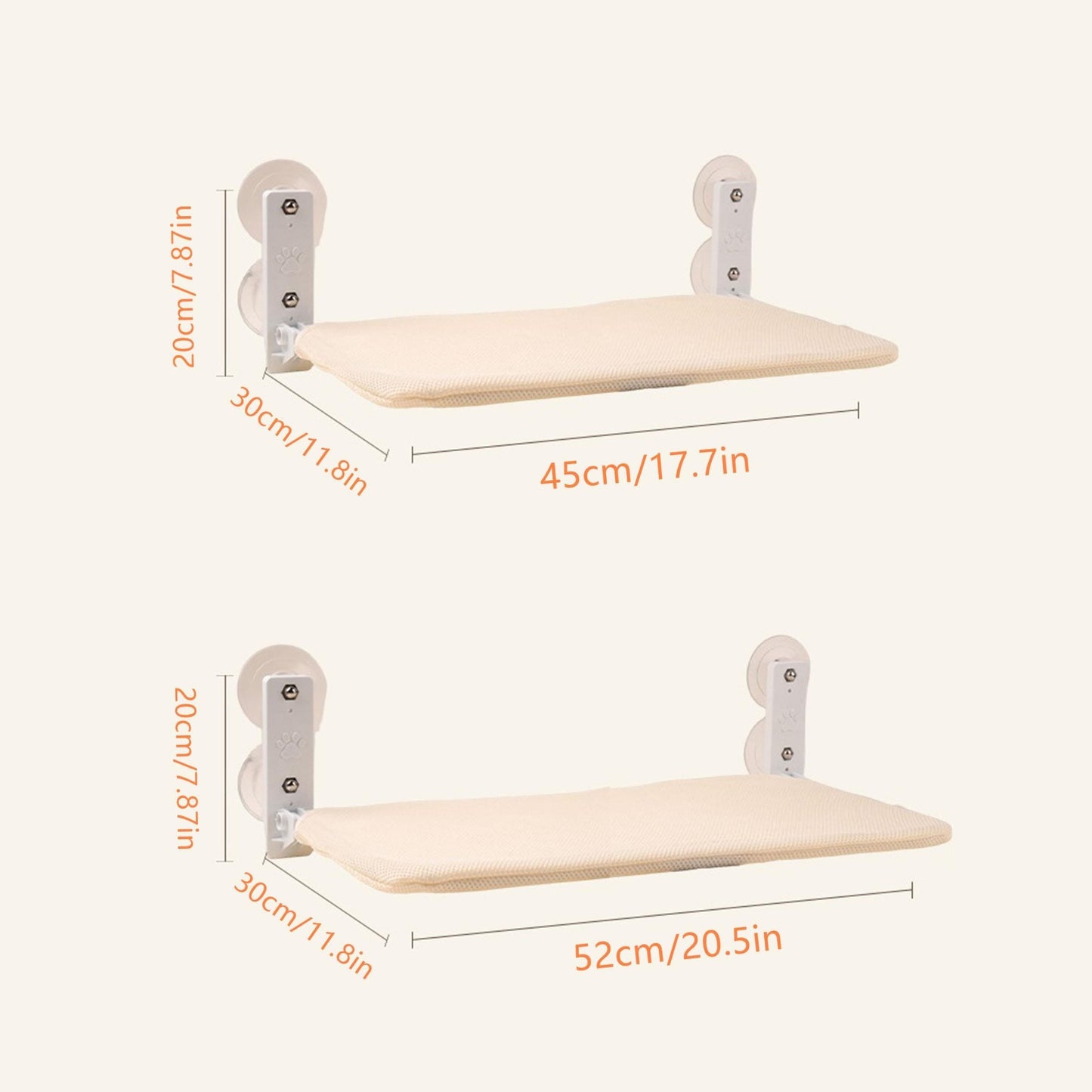 Hamac de Fenêtre Pliable pour Chats