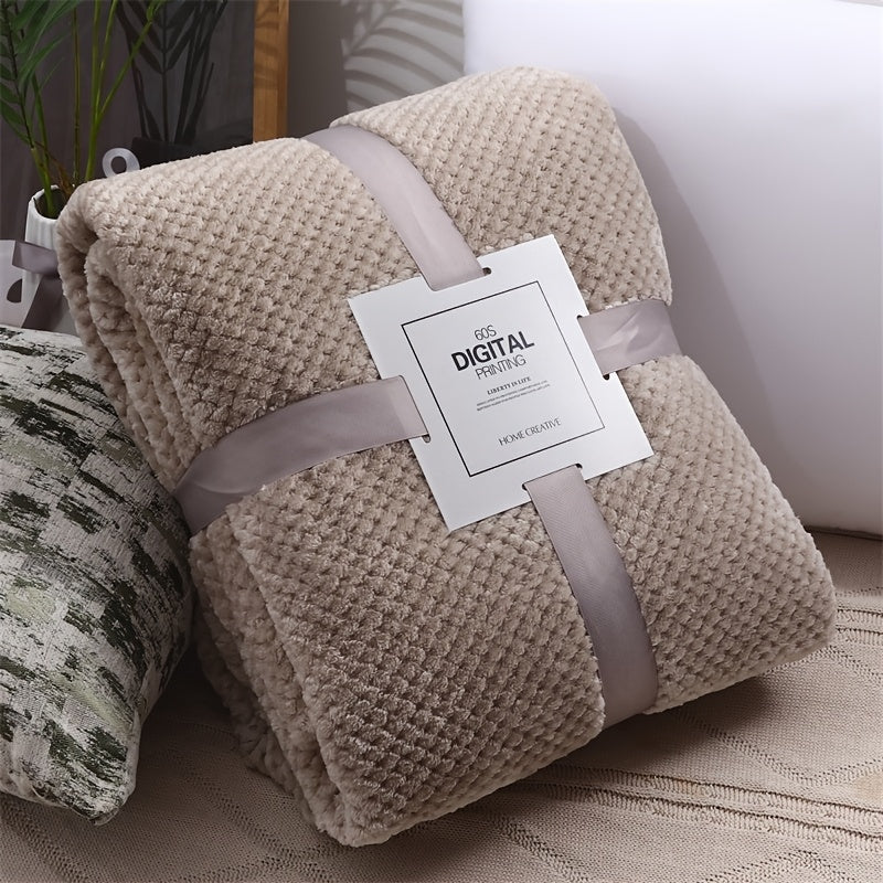 Couverture Texturée en Polyester Doux pour Chiens et Chats