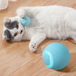 Balle Interactive Automatique en Silicone pour Chat – Rechargeable et Lumineuse