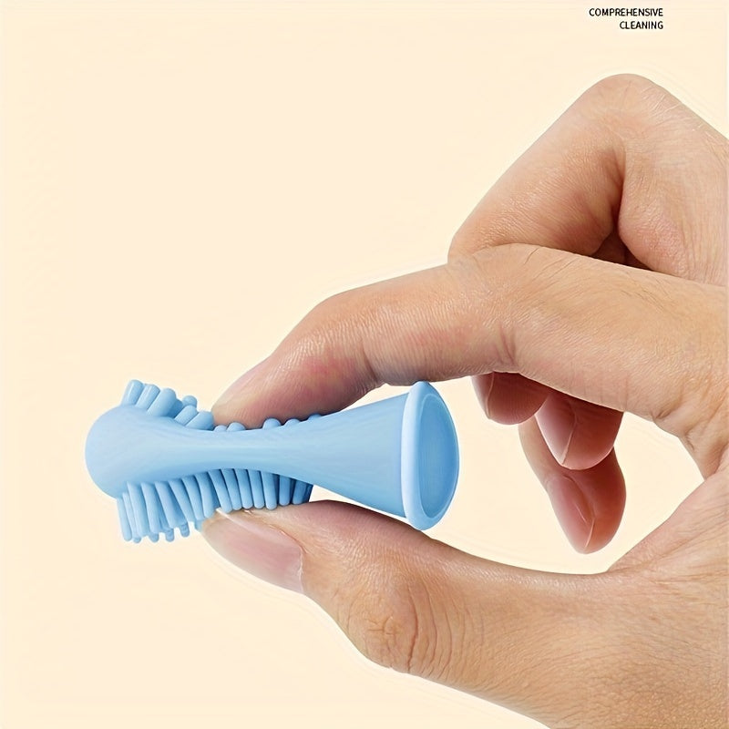 Brosse à Dents Doigt + Dentifrice Goût Bœuf