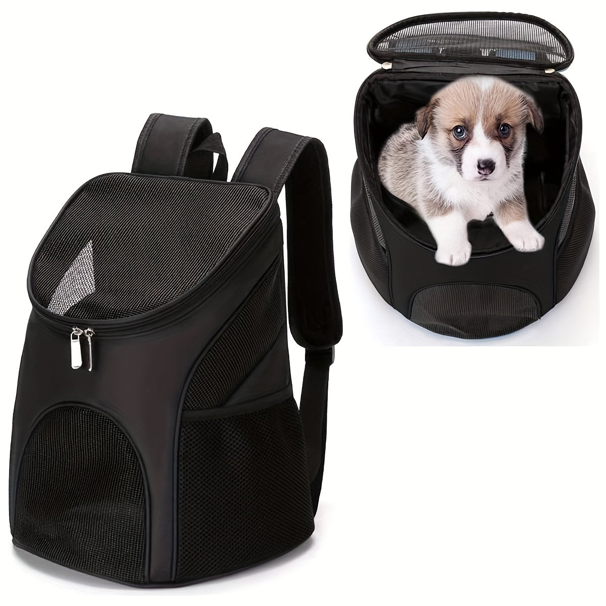 Sac à Dos de Transport Respirant pour Petits Chiens et Chats